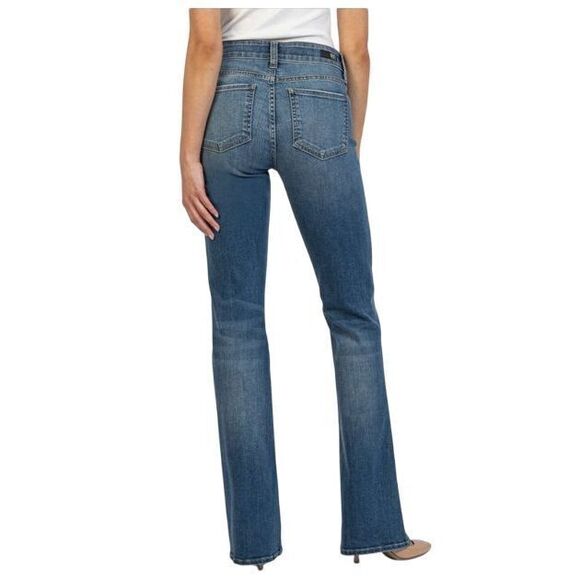 KUT from the Kloth Natalie High Rise Bootcut Medium Wash Jean Classic Denim Blue - Picture 9 of 9